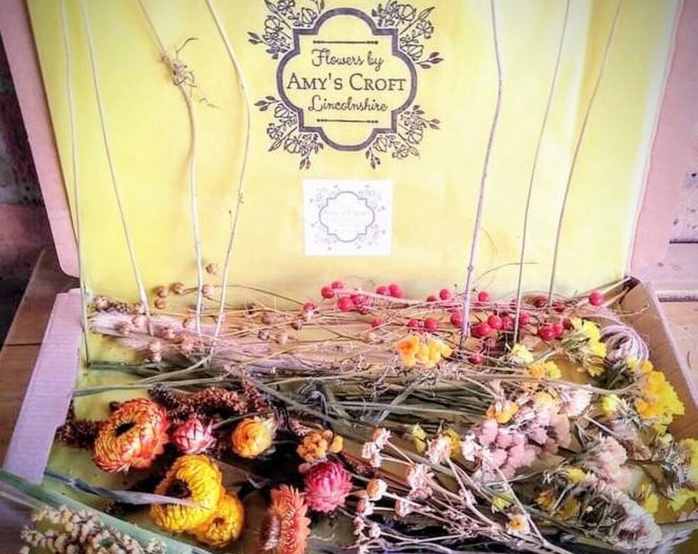 Letterbox dried flowers - Craft box