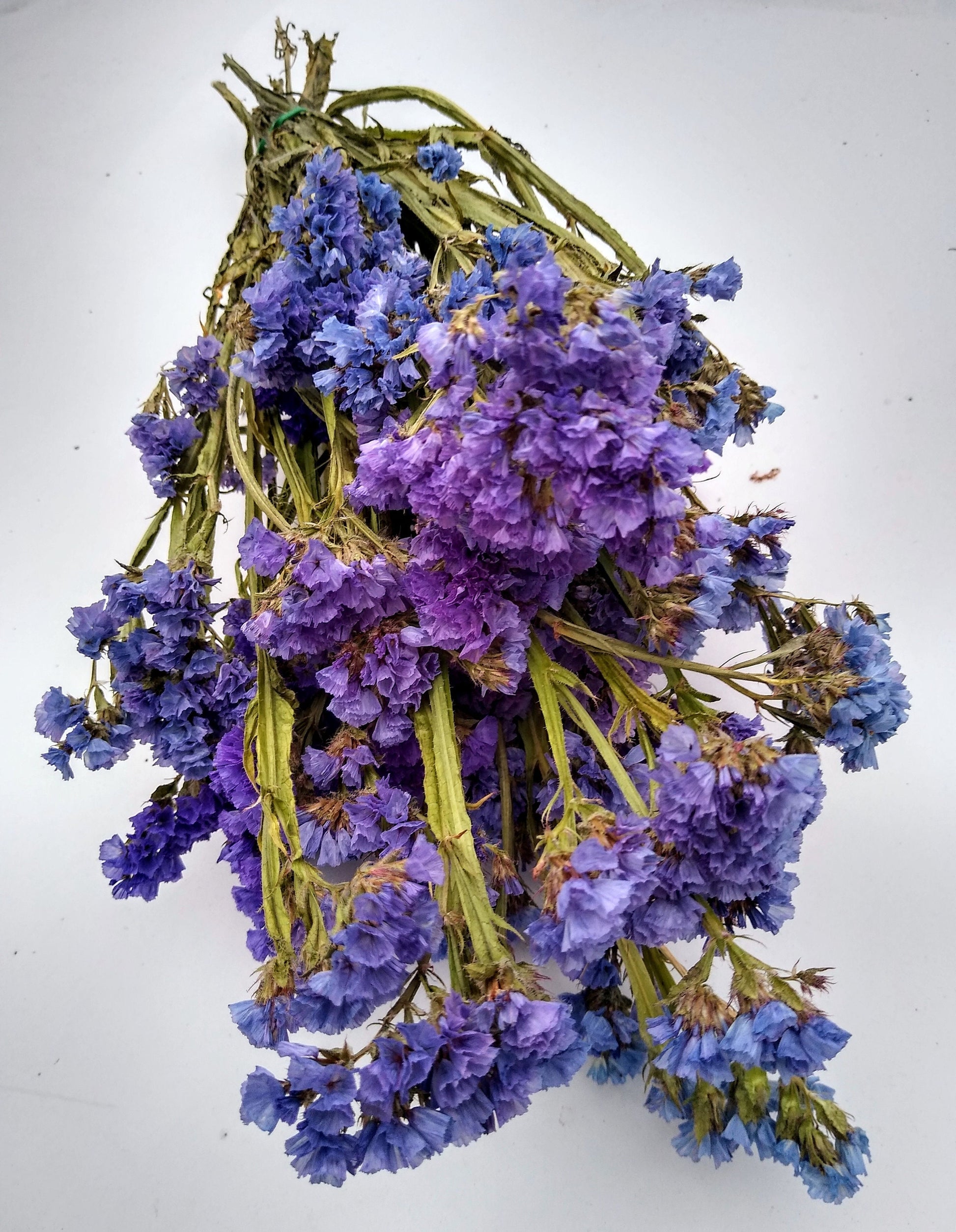 UK Purple statice bunch 25 stems, dried flower bunches, British home decor, bouquets, purple & blue dried flowers, DIY wedding flowers