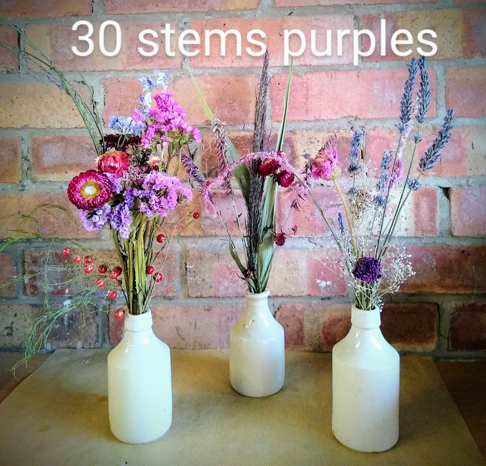 Letterbox dried flowers- small/large boxes, gift, DIY flowers, bouquet. Craft box. UK farm, Natural, Rustic, Eco, Organic, wedding flowers