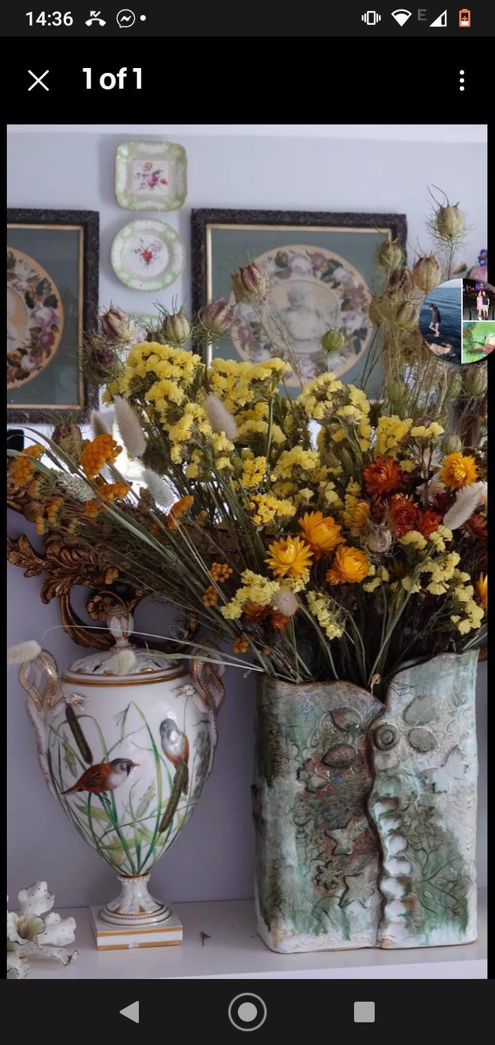 Yellow British dried flower craft box, bulk 100+ stems, gift, DIY flowers, bouquet. Craft box, weddings, wreaths, yellow wedding flowers