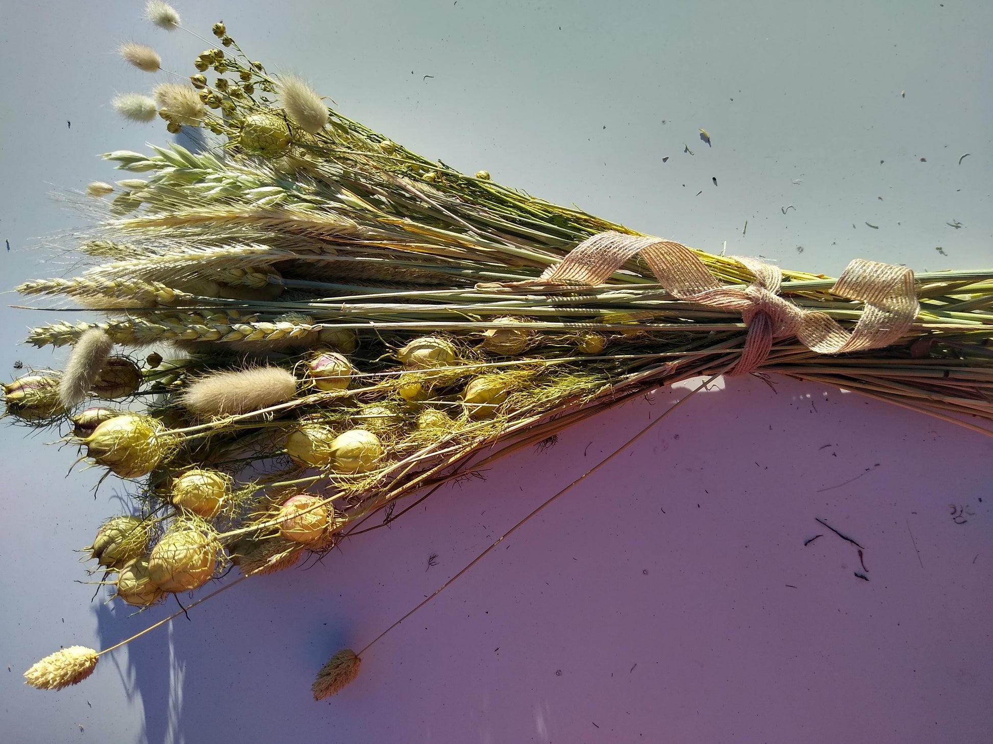 British dried neutral bouquet, green neutral dried flowerd, 80 stem bunches, bulk, wedding, dried grasses, filler, foliage, neutral decor