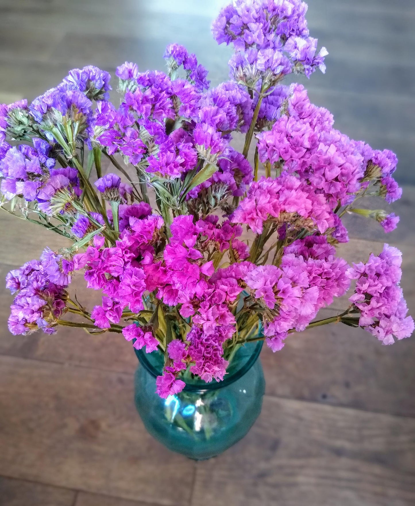 UK cerise pink statice bunch 25 stems, dried flower bunches, British home decor, bouquets,cerise pink dried flowers, DIY wedding flowers